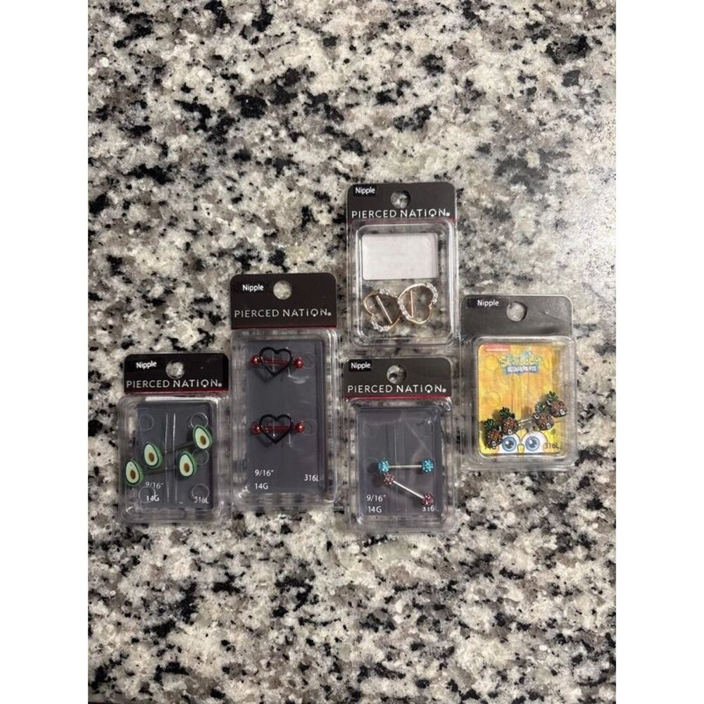 Nipple Rings Bundle - Picture 1 of 6